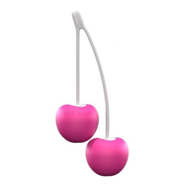 Вагінальні кульки Love To Love CHERRY LOVE, діаметр 3,5 см, маса 77 г - зображення 1