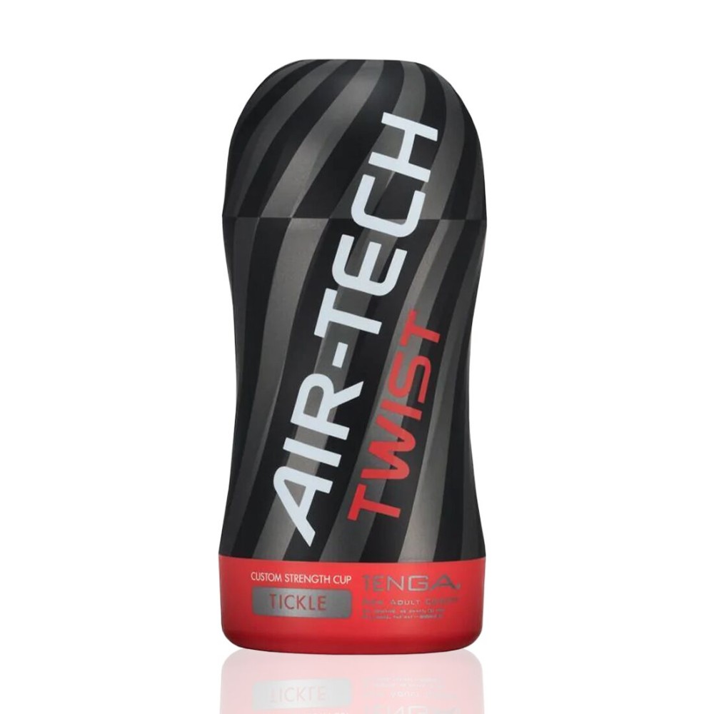 Мастурбатор Tenga Air-Tech Twist Tickle Red зі змінною тугістю обхвату, ефект глибокого мінету - зображення 1