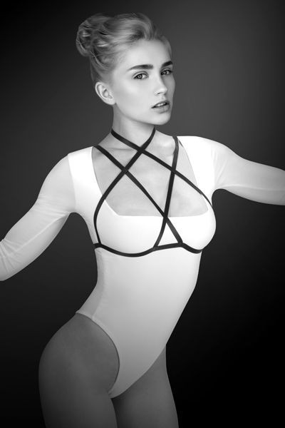 Портупея на груди Bijoux Pour Toi - LOLA, еластичний поліестер - зображення 1