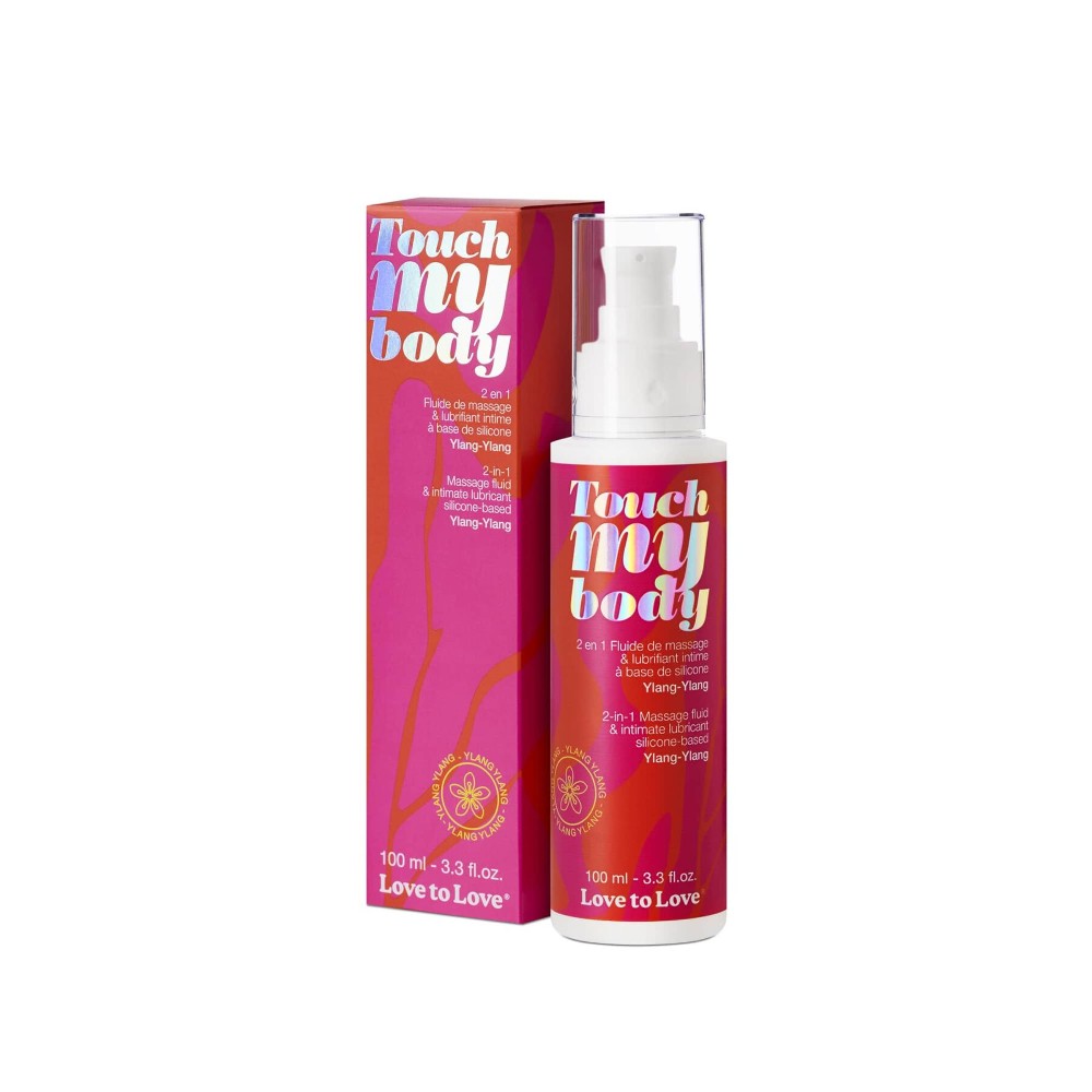 Масажний гель і змазка 2в1 Love To Love TOUCH MY BODY Ylang-Ylang (100 мл) зволожувальний - зображення 1