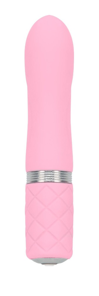 Розкішний вібратор PILLOW TALK - Flirty Pink з кристалом Swarovski, гнучка головка - зображення 1