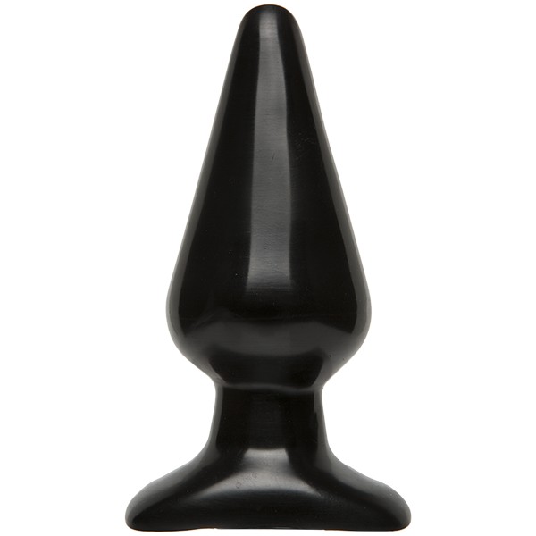 Анальна пробка Doc Johnson Smooth Classic Large - Black, макс. діаметр 5,7 см - зображення 1