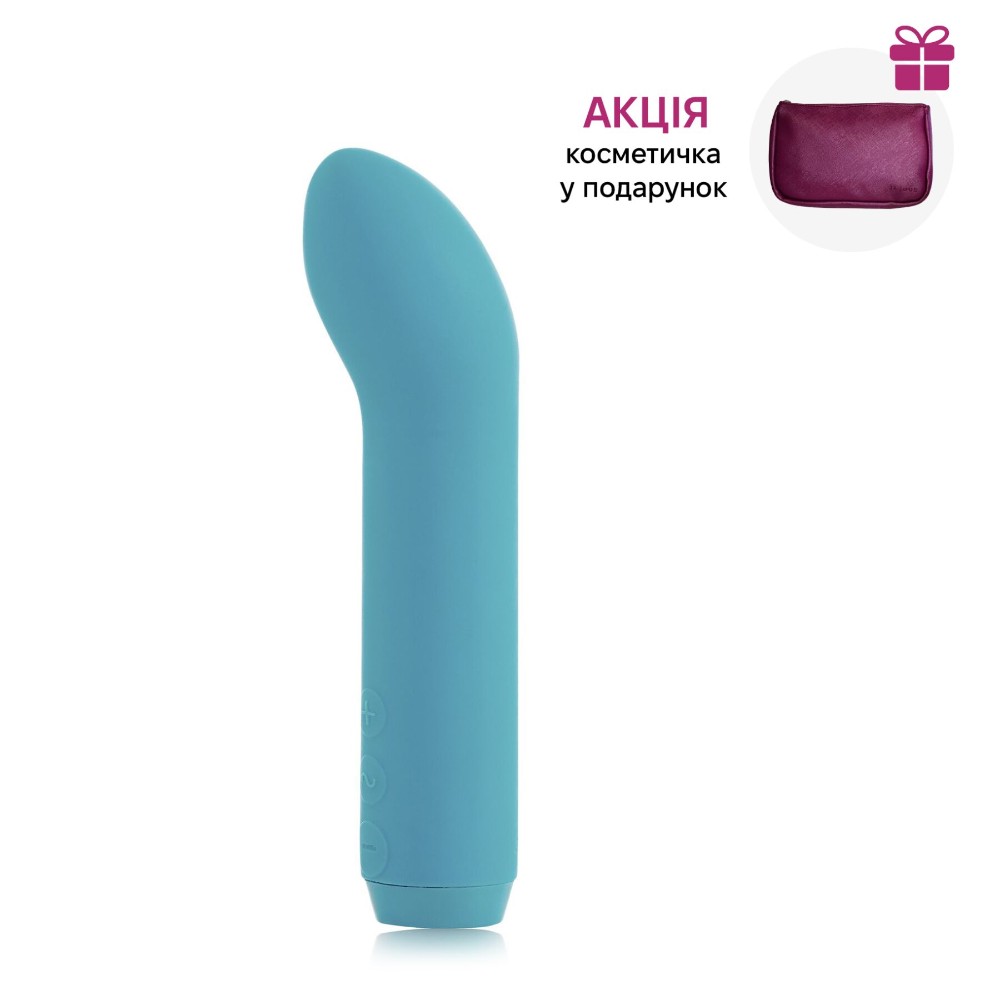 Преміум вібратор Je Joue - G-Spot Bullet Vibrator Teal з глибокою вібрацією + подарунок косметичка - зображення 1