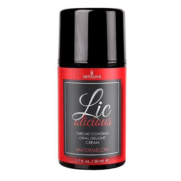 Гель для мінету Sensuva Lic-o-licious Watermelon (50 мл), оліїстий, без цукру - зображення 1