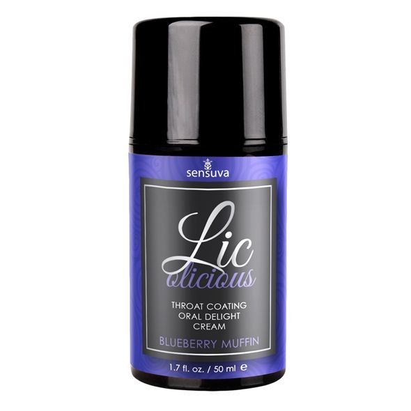 Гель для мінету Sensuva Lic-o-licious Blueberry Muffin (50 мл), оліїстий, без цукру - зображення 1