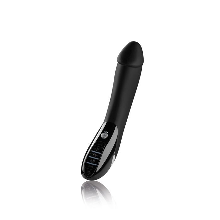 Вібратор з електростимуляцією Mystim Tickling Truman eStim Black, міостимулятор - зображення 1