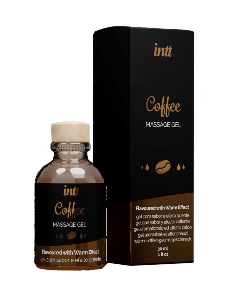 Масажний гель для інтимних зон Intt Coffee (30 мл) розігрівальний - зображення 1