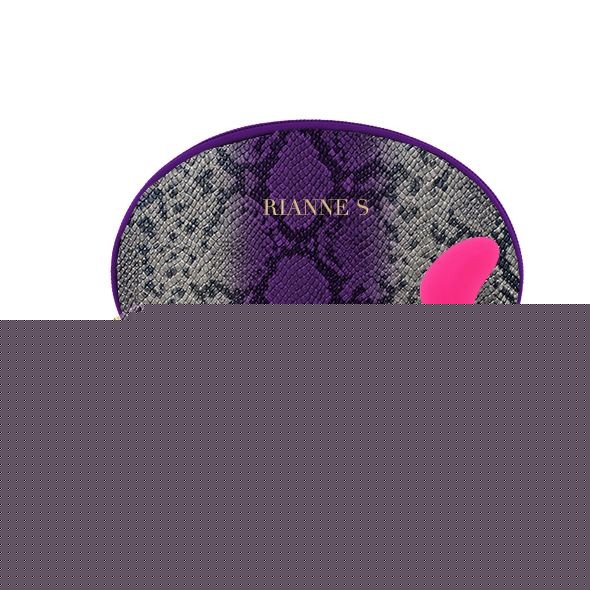 Вібратор для точки G Rianne S: Boa Mini Pink, 10 режимів роботи, медичний силікон, косметичка-чохол - зображення 1