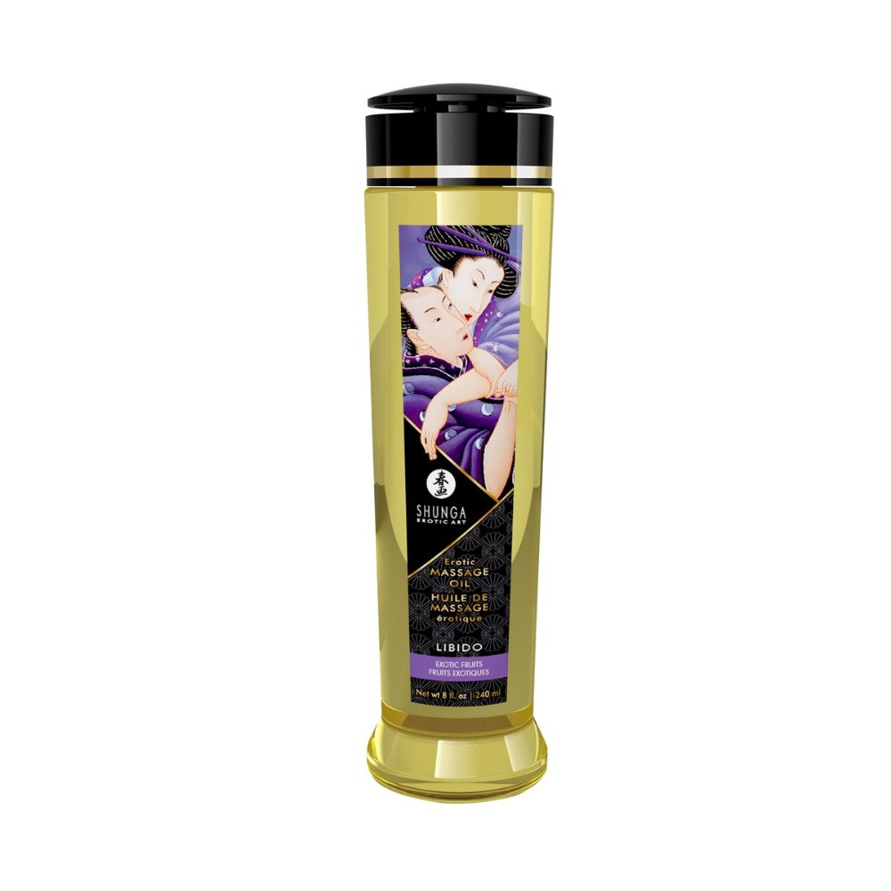 Масажна олія Shunga Libido – Exotic Fruit (240 мл) натуральна зволожувальна - зображення 1