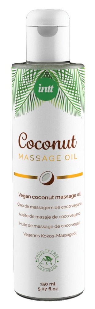 Масажна олія Intt Coconut Vegan (150 мл) - зображення 1