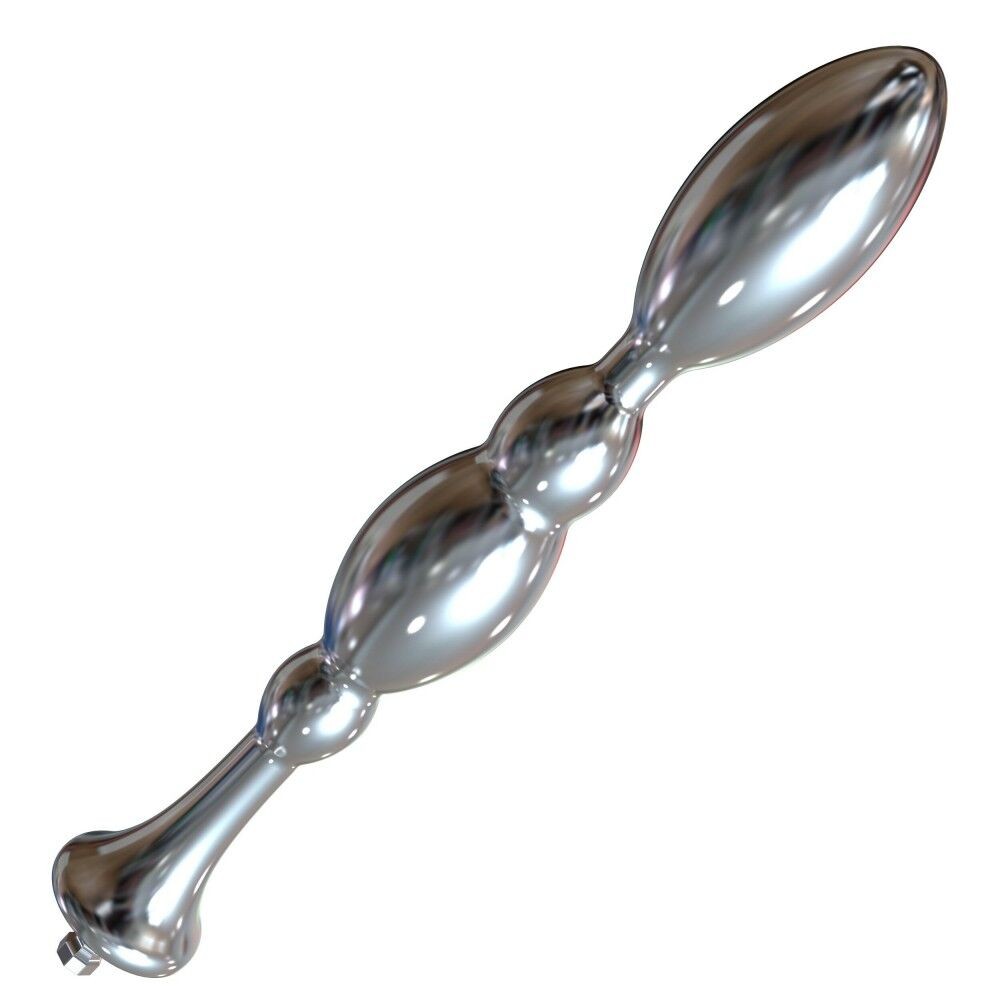 Металевий анальний плаг для секс-машин Hismith Bullet Anal Toy, система KlicLok - зображення 1