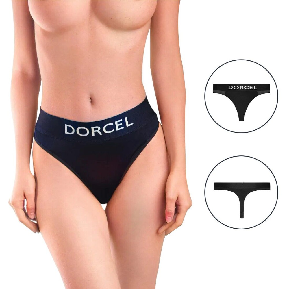 Трусики з кишенею для вібратора Dorcel PANTY LOVER XXL - зображення 1