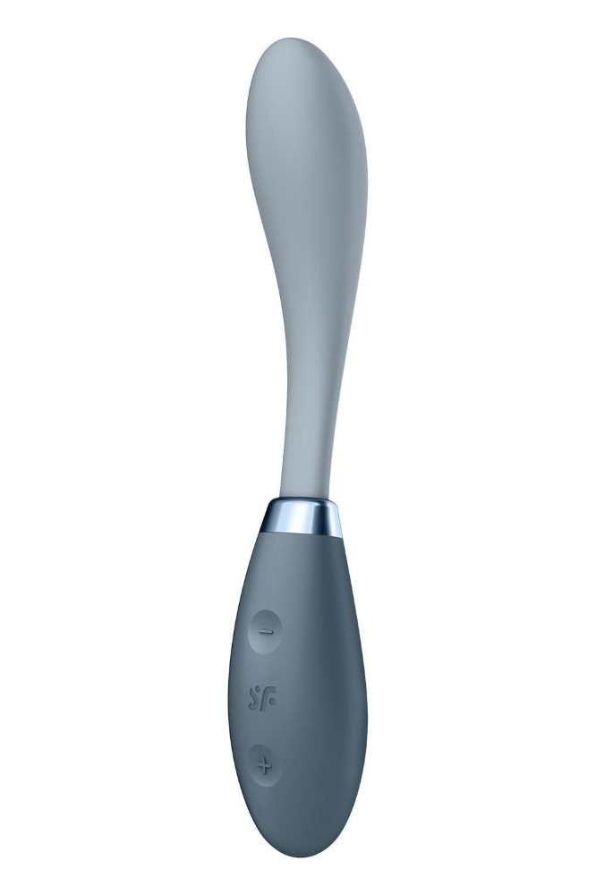 Вібратор Satisfyer G-Spot Flex 3 Grey, гнучкий стовбур із фіксацією положення - зображення 1