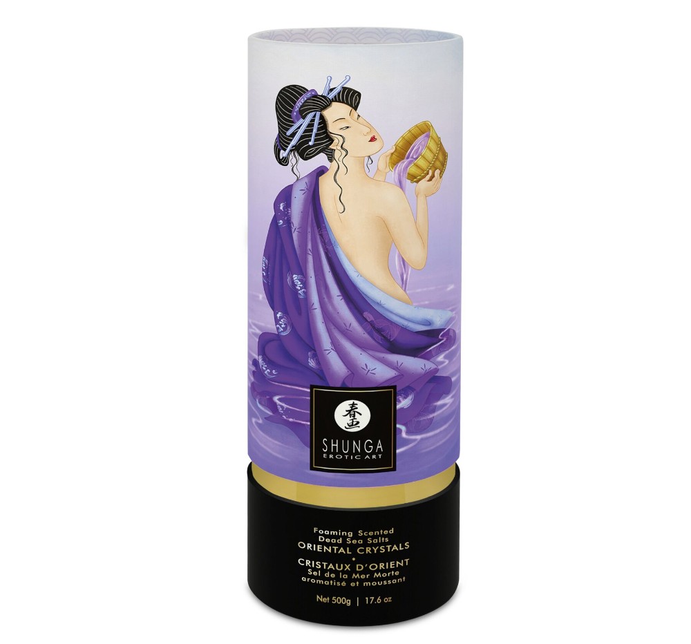 Пінлива сіль для ванни Shunga Dead Sea salt Oriental Crystals — Exotic Fruits (500 г) - зображення 1