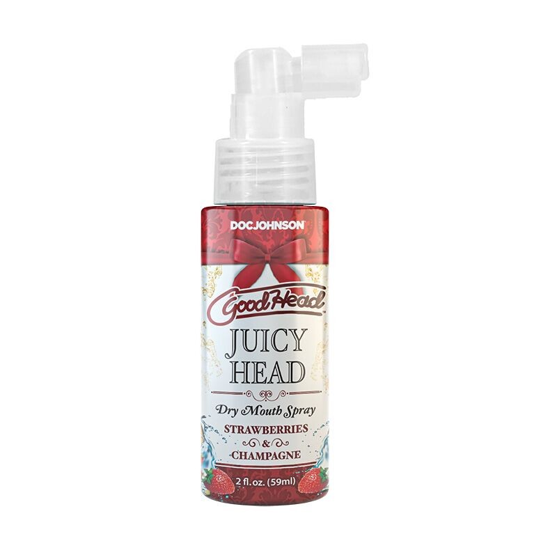 Зволожувальний спрей оральний Doc Johnson GoodHead - Juicy Head - Strawberries and Champagne 59мл - зображення 1