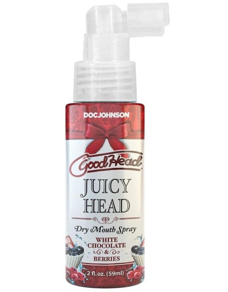 Зволожувальний спрей оральний Doc Johnson GoodHead - Juicy Head - White Chocolate and Berries 59мл - зображення 1