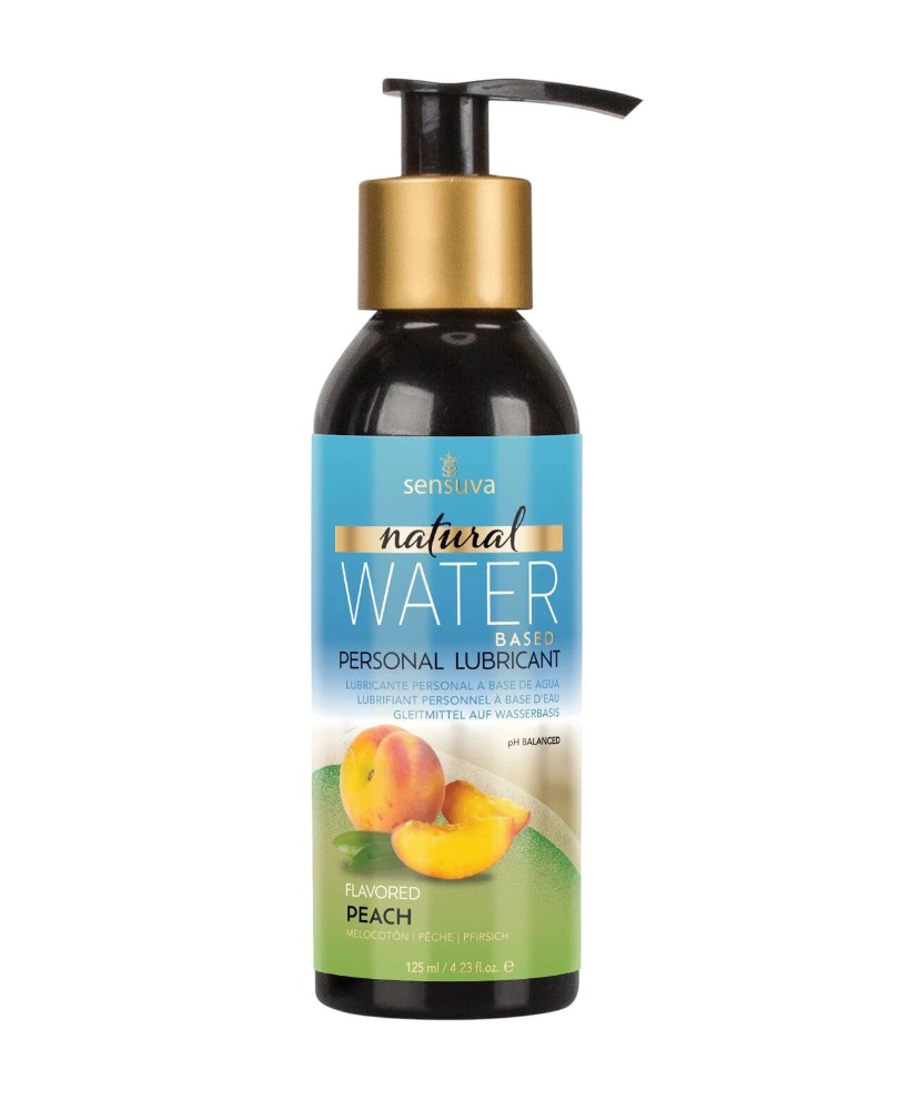 Змазка на водній основі Sensuva Natural Water-Based Peach (125 мл) без гліцерину та парабенів - зображення 1