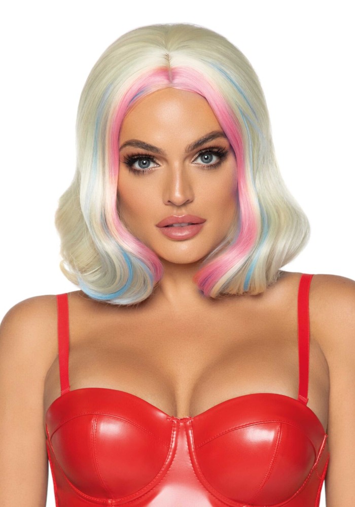 Перука Харлі Квін Leg Avenue Harley wavy bob wig, коротка, 36 см - зображення 1
