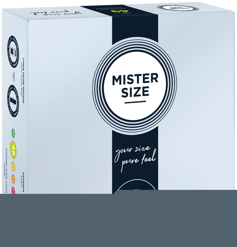 Презервативи Mister Size - pure feel - 49 (36 condoms), товщина 0,05 мм - зображення 1