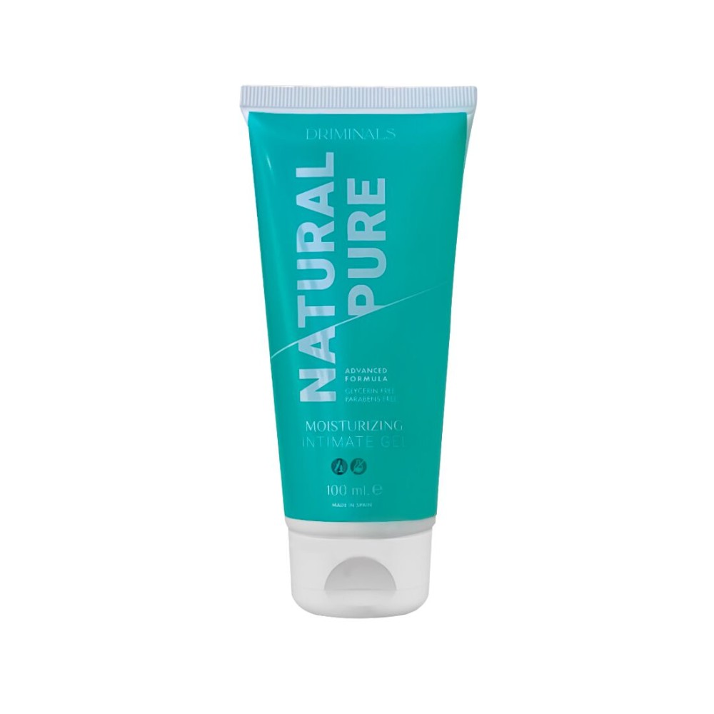 Гель-лубрикант для чутливої шкіри Driminals Natural Pure 100 мл, водна основа, без гліцерину - зображення 1