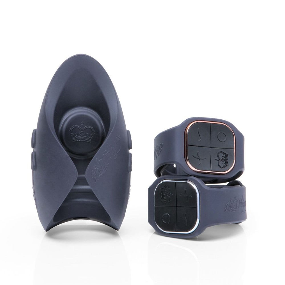 Іграшка для пар Hot Octopuss PULSE DUO LUX, пульсація+вібрація, використання без рук, 2 пульти - зображення 1