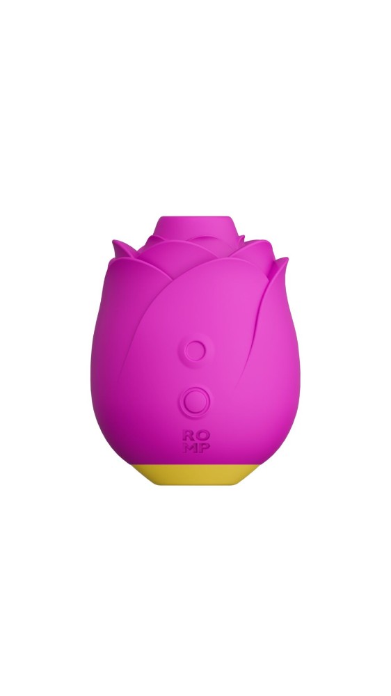 Шикарний вакуумний кліторальний стимулятор Romp Rose Pink, у вигляді троянди - зображення 1
