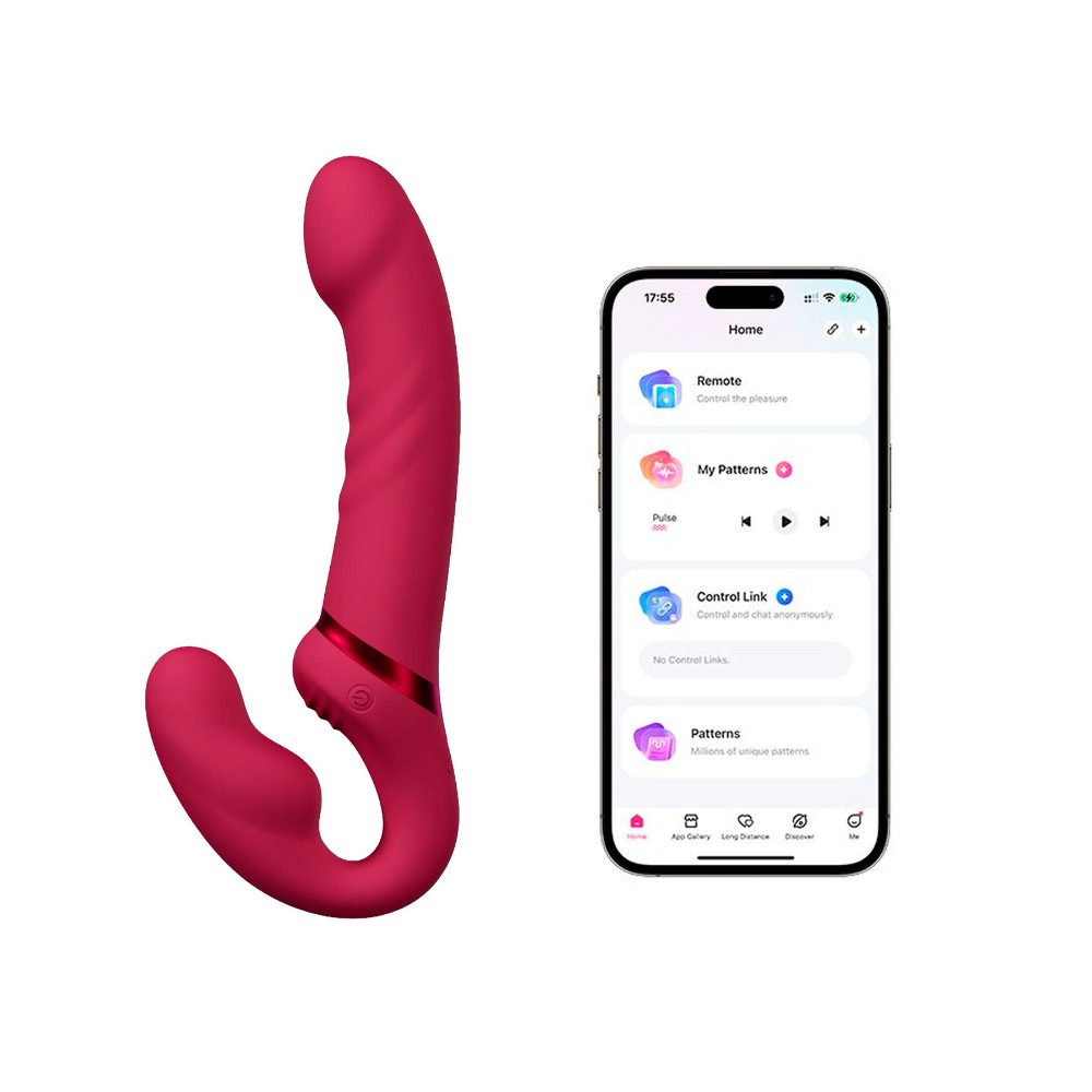 Безремінний смарт-страпон Lovense Lapis vibrating strapless strap-on, 3 мотори - зображення 1