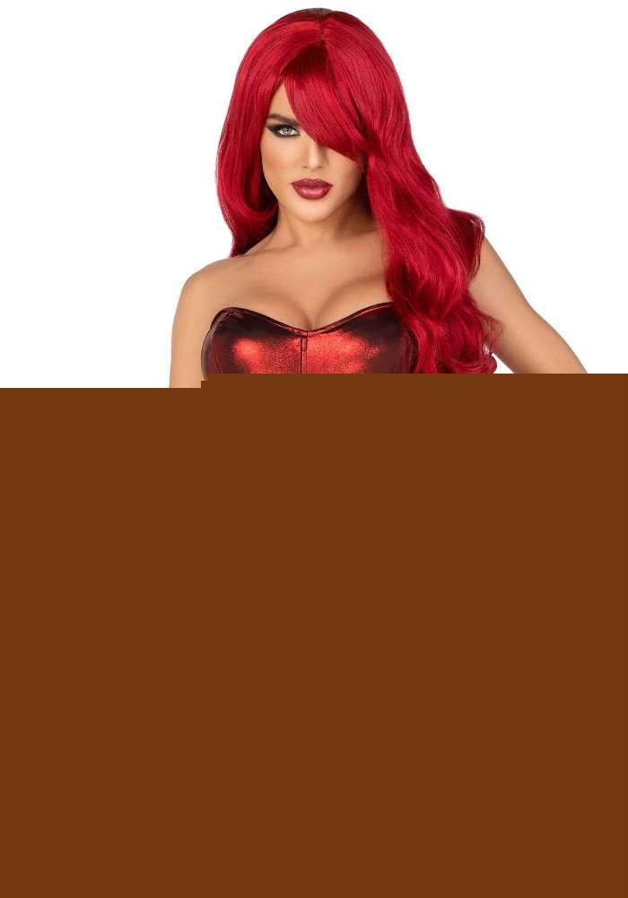 Еротична сукня Leg Avenue Shimmer bodysuit with skirt M - зображення 1