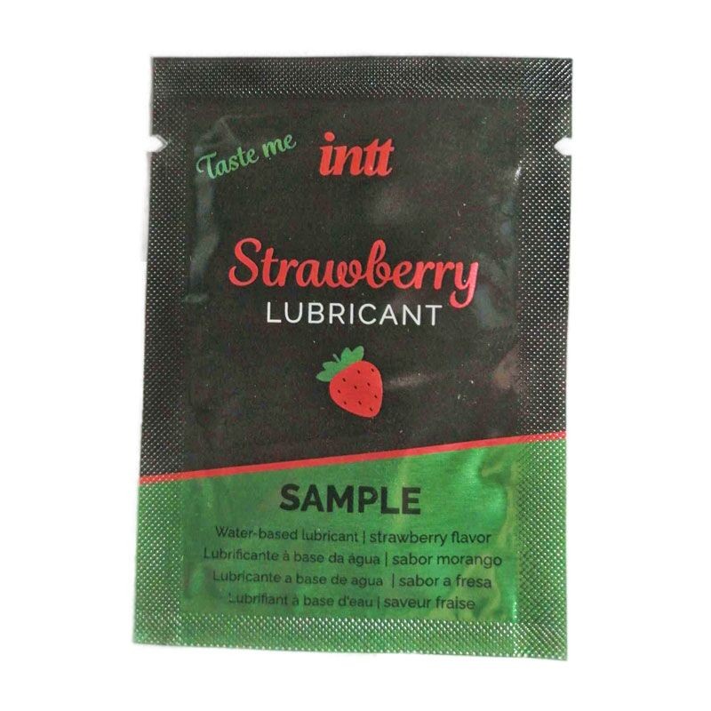 Пробник лубриканту на водній основі Intt Strawberry (2 мл) - зображення 1