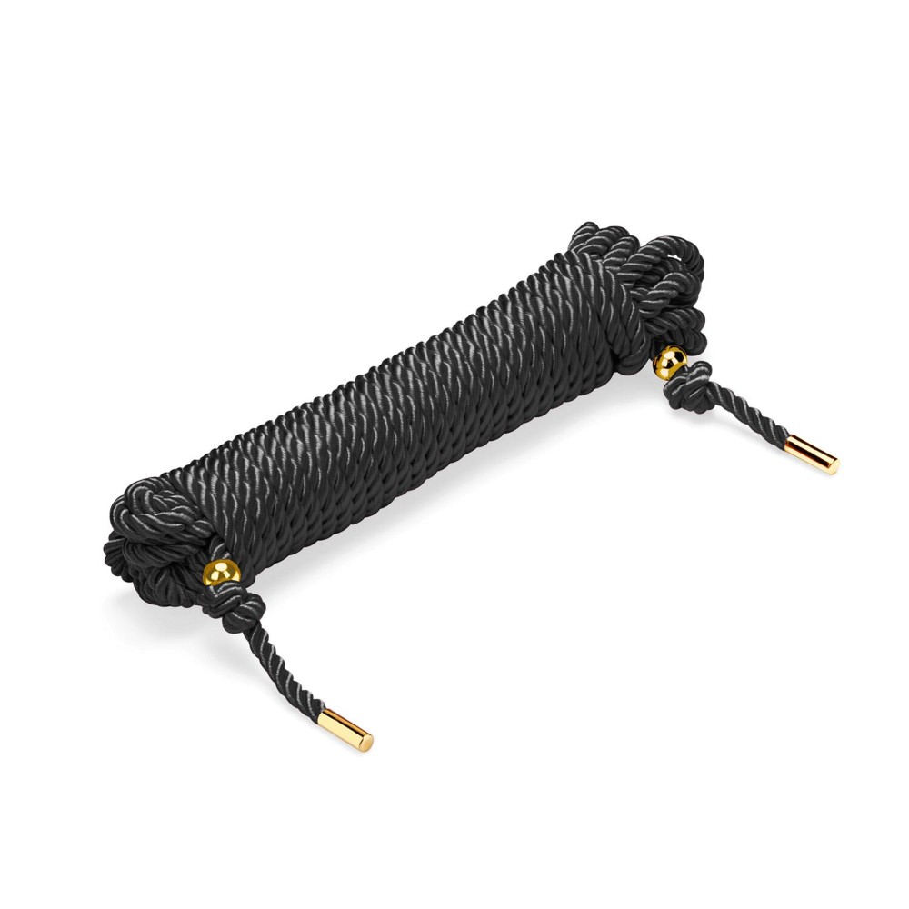 Мотузка для шибарі Liebe Seele Shibari 10M Rope Black, комбінований склад - зображення 1