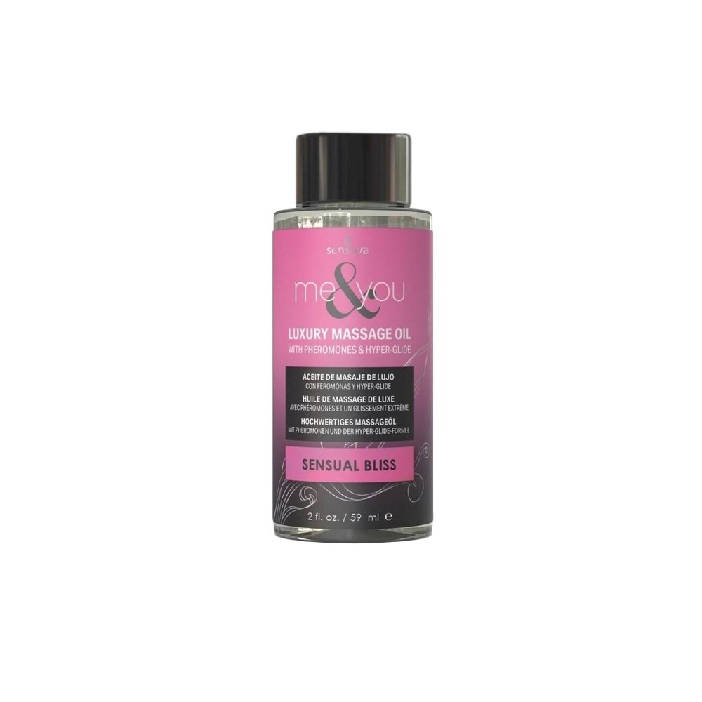 Масажна олія Sensuva Me&You - Sensual Bliss (Pink Grapefruit & Vanilla Bean) 59 мл - зображення 1
