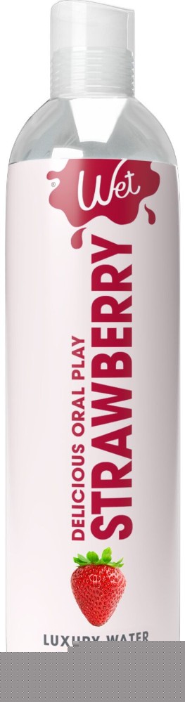 Лубрикант на водній основі Wet Oral Play Strawberry (118 мл), їстівний, без цукру - зображення 1