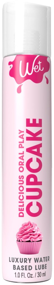 Лубрикант на водній основі Wet Oral Play Cupcake (30 мл), їстівний, без цукру - зображення 1