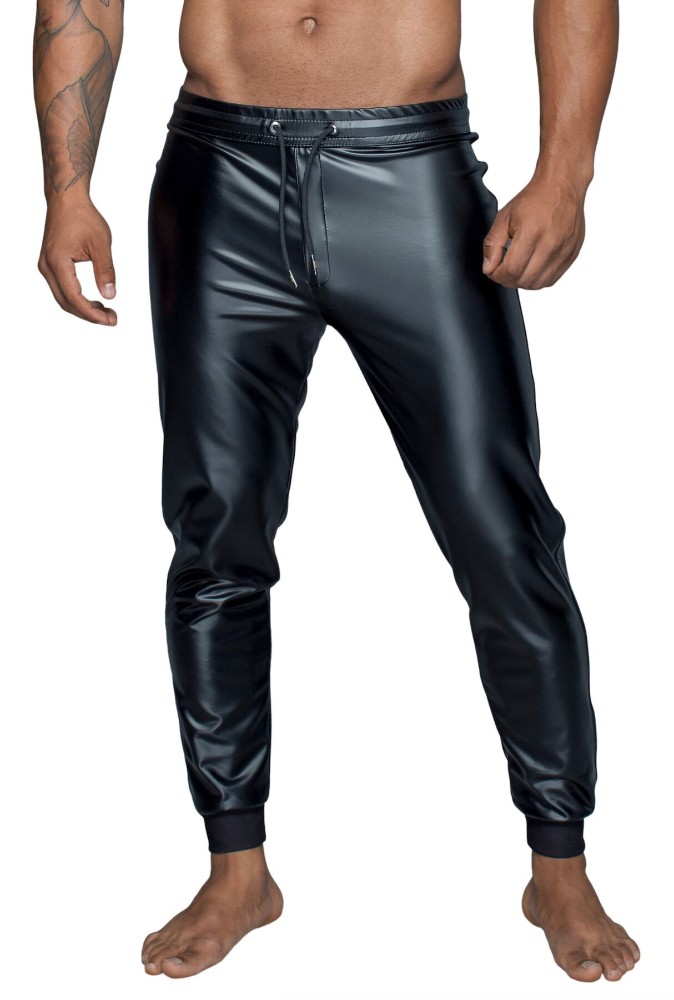 Чоловічі трегінси Noir Handmade H063 Powerwetlook treggings, 3XL, мокрий ефект - зображення 1