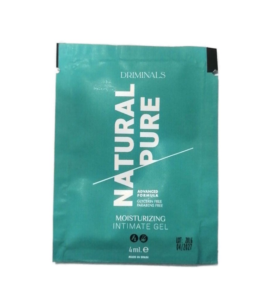 Розпродаж!!! Пробник гель-лубриканту Driminals Natural Pure 4 мл (термін 04.2027) - зображення 1