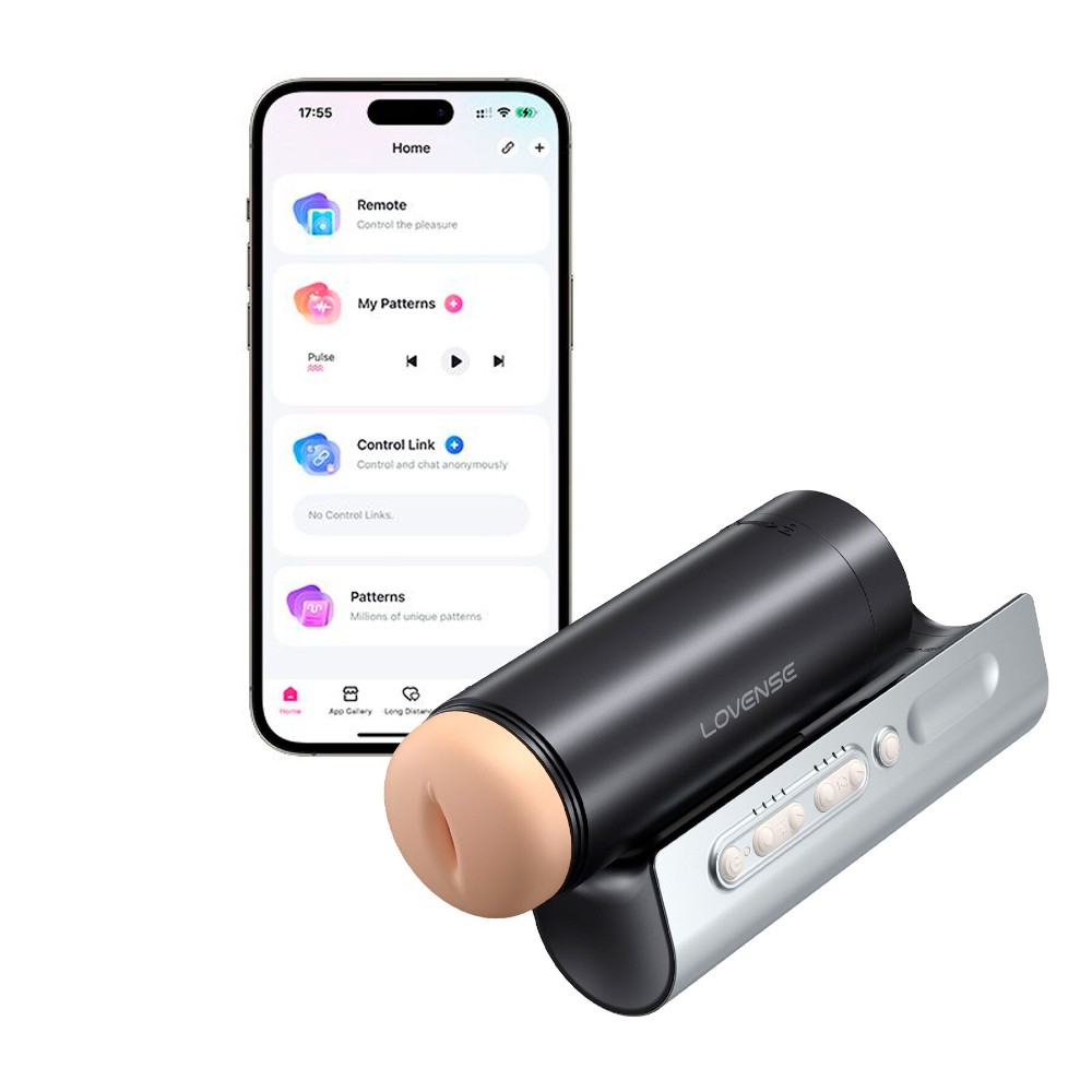 Інтерактивний смарт-мастурбатор Lovense Solace Pro, до 230–300 фрикцій на хвилину, до 14 годин роботи - зображення 1