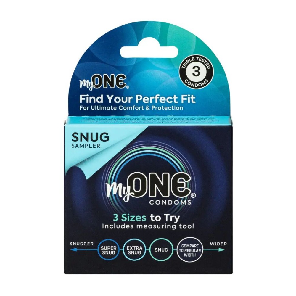 Презервативи MyONE Snug 3 Sampler  шт, картонна коробка - зображення 1