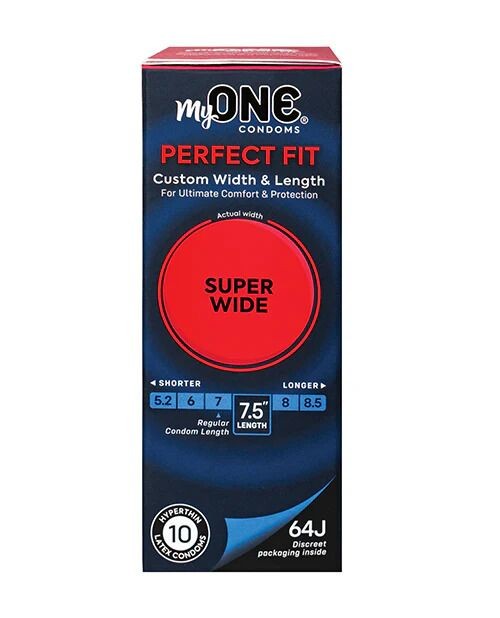 Презервативи MyONE Super Wide 10 шт, картонна коробка - зображення 1