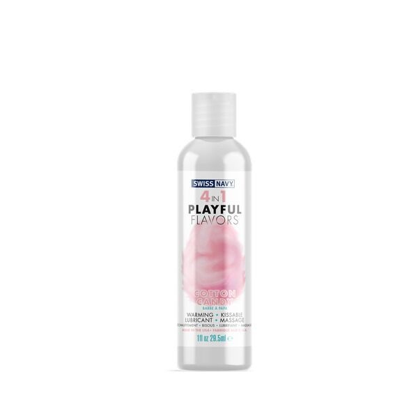 Лубрикант на водній основі Swiss Navy 4 In 1 Cotton Candy 29,5 мл - зображення 1