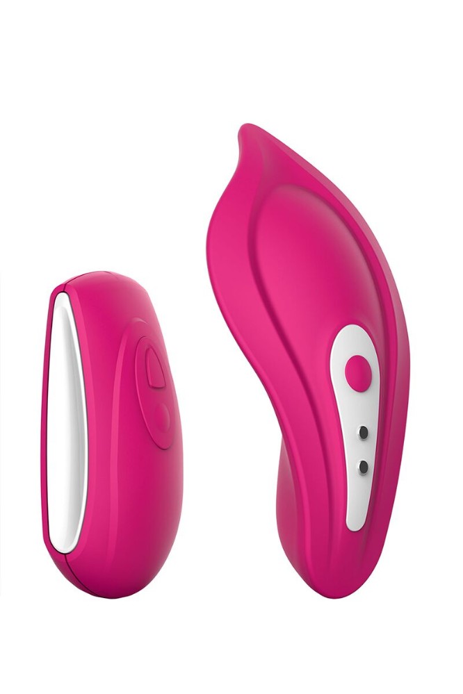 Вібратор у трусики Liebe Panty Vibe Recargable Cerise, нагрів до 39 °C, пульт, трусики S-M в комплекті - зображення 1