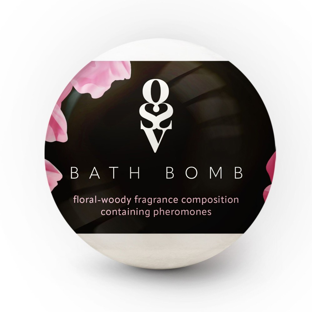 Бомбочка для ванни з феромонами Obsessive Bath bomb Floral - Woody (100 г) - зображення 1