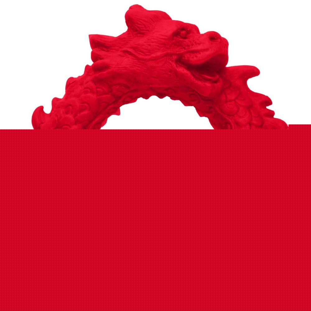 Ерекційне кільце – дракон Creature Cocks Rise of the Dragon Silicone Penis Ring – Red, діаметр 4 см - зображення 1