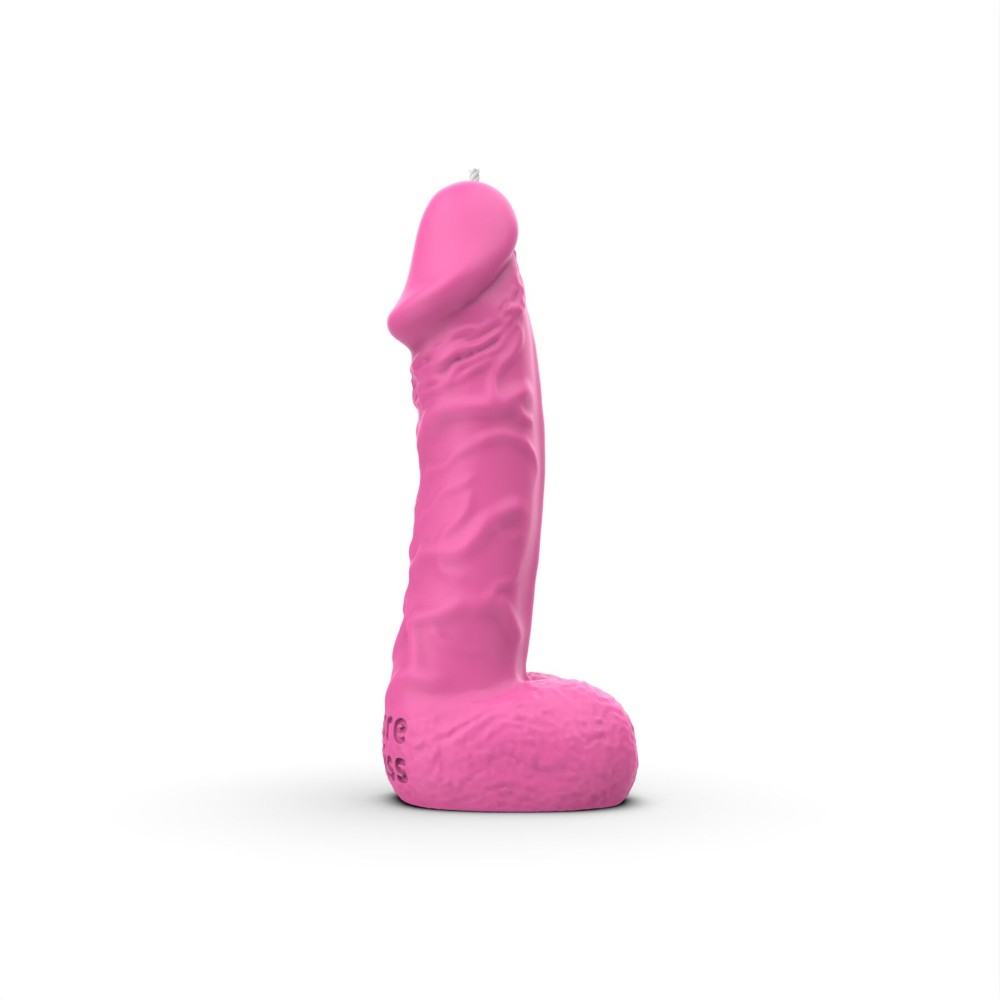 Свічка у вигляді члена Pure Bliss BIG Pink 18 см - зображення 1