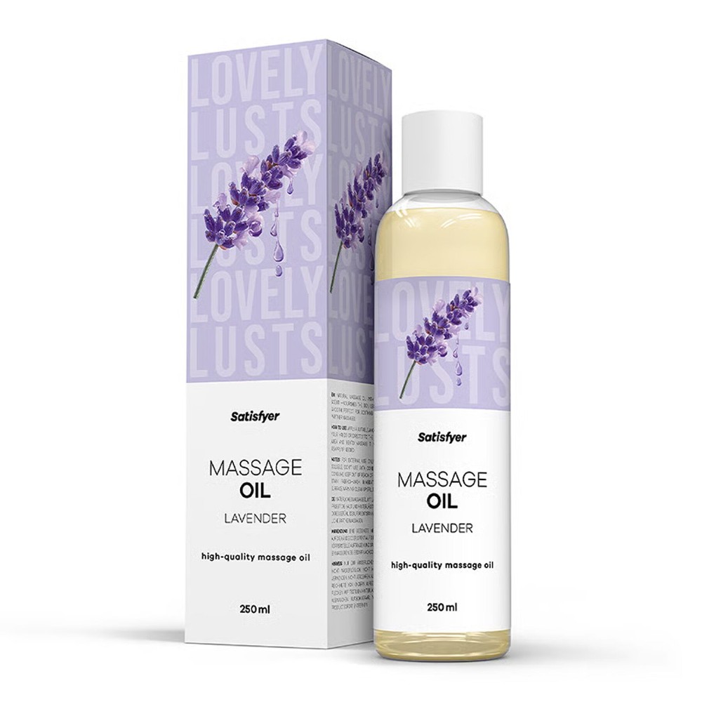 Масажна олія Satisfyer Massage Oil Lavender 250 мл - зображення 1