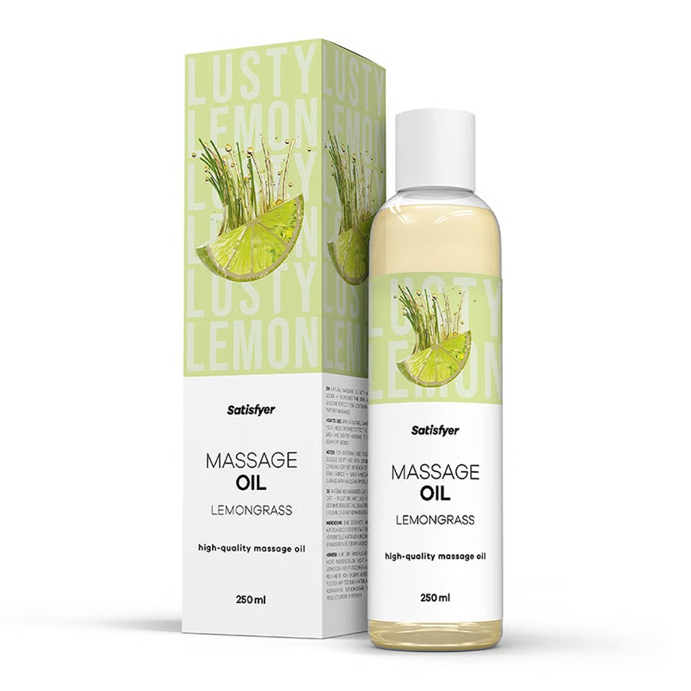 Масажна олія Satisfyer Massage Oil Lemongrass 250 мл - зображення 1