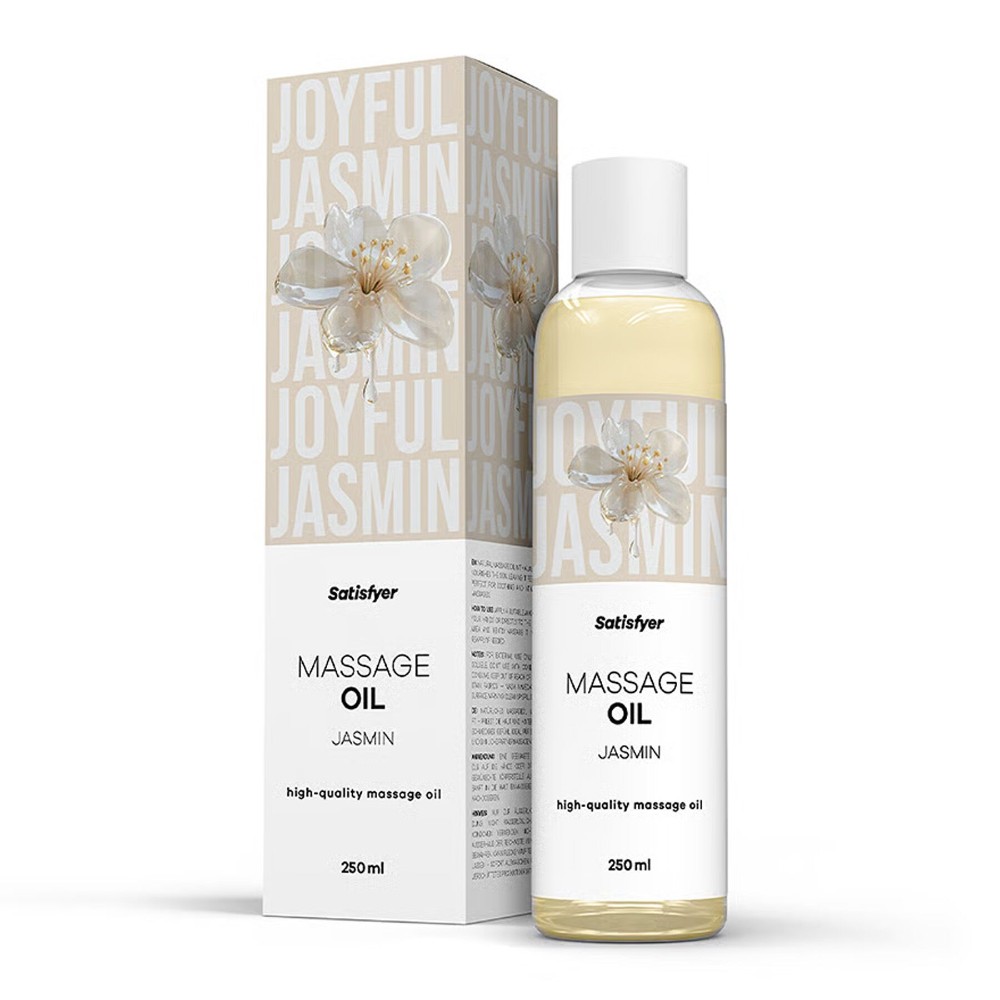 Масажна олія Satisfyer Massage Oil Jasmin 250 мл - зображення 1