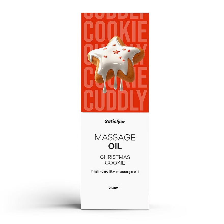Масажна олія Satisfyer Massage Oil Christmas Cookie 250 мл - зображення 1