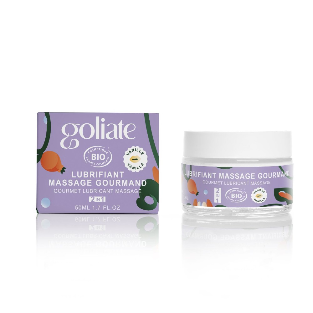 Масажна олія-лубрикант з ароматом та смаком ванілі Goliate Couple Gourmand Vanille 50 мл - зображення 1