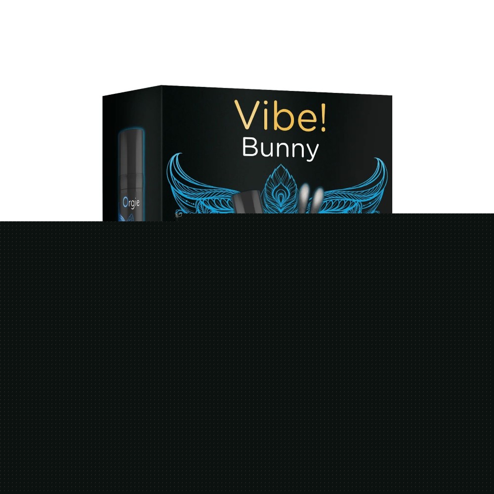 Набір Orgie Vibe Bunny: рідкий вібратор та ерекційне віброкільце - зображення 1