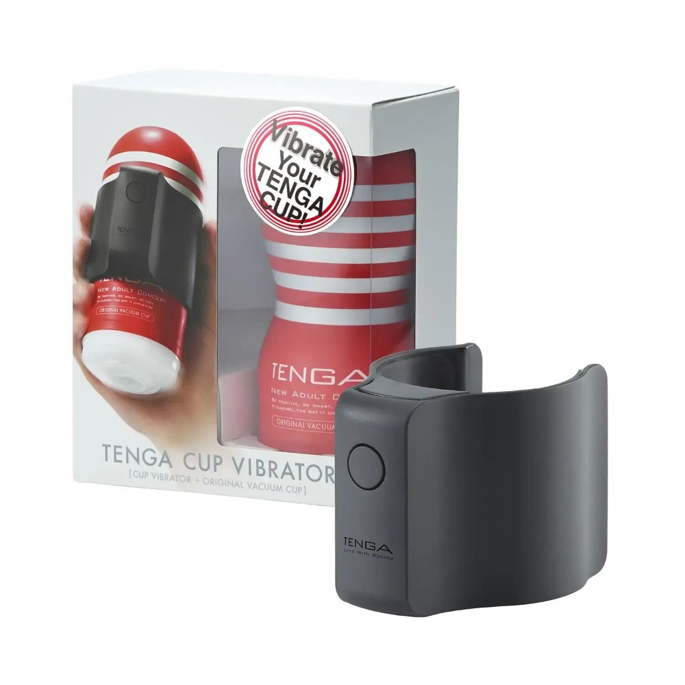 Вібронасадка Tenga CUP VIBRATOR, 7 режимів, 1 мастурбатори в комплекті - зображення 1